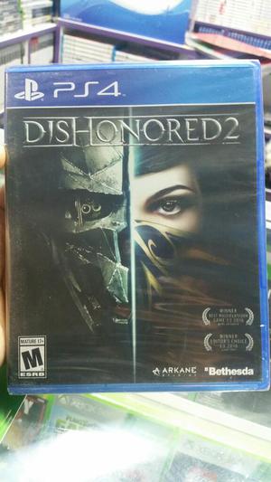 Dishonored 2 Ps4 Nuevo Sellado Stock