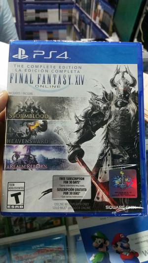 Final Fantasy Xiv Edicion Completa Ps4 Nuevo Sellado