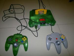 Nintendo 64 mas dos mandos mas expancion mas king kong