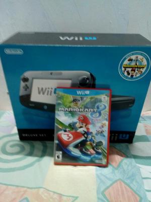 Remato Wiiu Deluxe 32gb Caja Y 2 Juegos