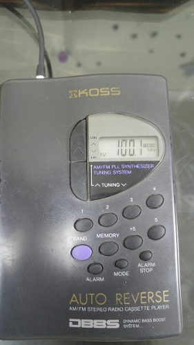 Walkman Digital Cassettera Auto Reverse Koss No Sony