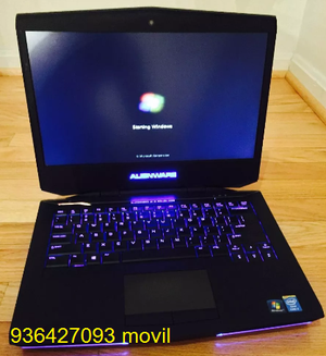 vendo laptop alienware 750 gb disco duro 16 de ram