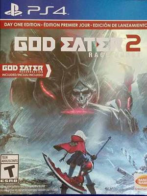 God Eater 2 Rage Burst Ps4 Day One Edition Edición Día Uno