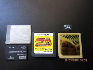 Nintendo Ds Lite R4 Cartucho Micro Sd 2gb Memory Stick Sony