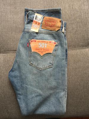Rebaja total Jeans Levis 501 Celeste Talla 30