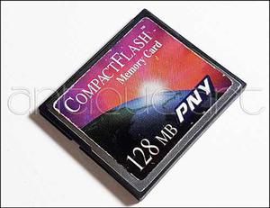 A64 Tarjeta Cf Memoria 128mb Compact Flash Foto Video
