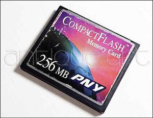 A64 Tarjeta Cf Memoria 256mb Compact Flash Foto Video