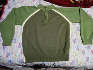 Chompa Verde Talla M con cuello de tortuga