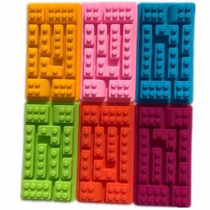 Molde de silicona Lego