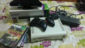 Xbox 360 + Kinect + 02 Mandos Y Juegos
