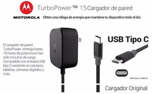 Cargador De Motorola Original Turbo Charger 3.0 Amperios