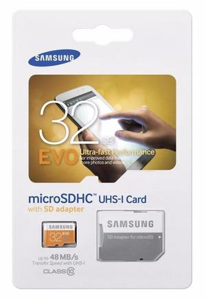 Memoria Micro SD Clase 10 Samsung de 32GB