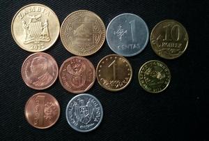 10 Monedas Del Mundo