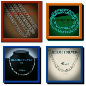 Cadena Hermes Silver