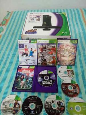 Xbox Kinet Como Nuevo +10 Juegos Originales