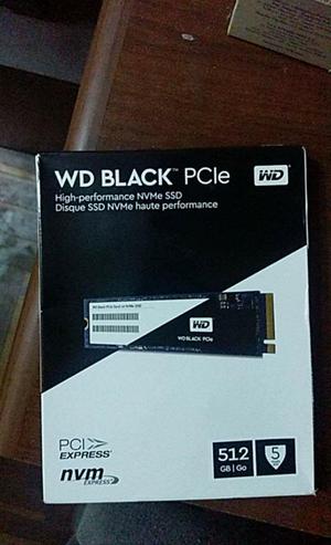 Ssd M.2 Pcie Wester Digital Black 512gb