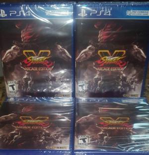 Street Fighter V Arcade Edition Ps4 Nuevo Sellado