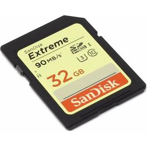 Tarjeta Sandisk Sd Extreme 90m/s U3 4k (gb
