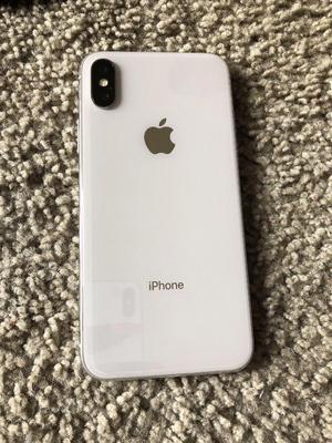 vendo iphoneX plata 256 gb