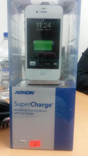 SOPORTE Y CARGADOR PARA IPHONE MARCA ARKON