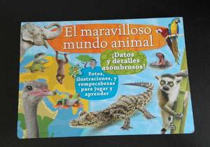 Libro Y Rompecabezas - El Maravilloso Mundo Animal