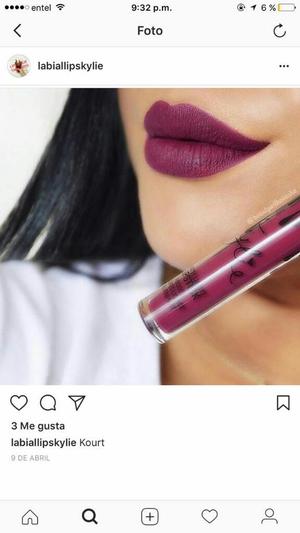Lip Kit Labial Kylie Jenner Color Spice