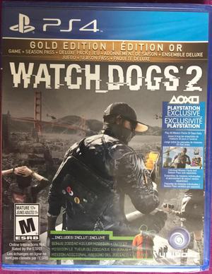 Watch Dogs 2 Edicion Gold Ps4