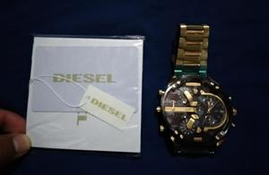 Reloj Diesel Dz Dorado Original