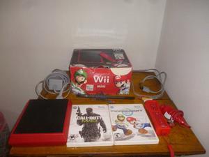 Wii Mini Con Un Mando Y 2 Juegos