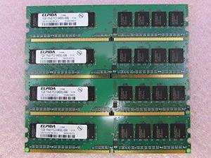 4 x 1GB MEMORIA RAM DDR2