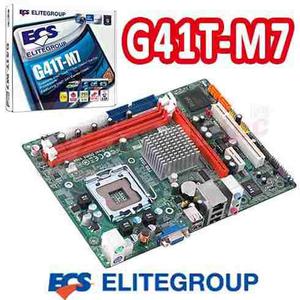 Mother 775 Ecs G41tm7 Ddr3 Intel G41 Pcie Garantia Outlet