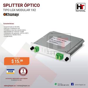 SPLITTER ÓPTICO / LGX MODULAR 1X2