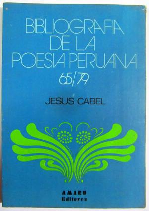 Bibliografía de la Poesía Peruana . Jesús