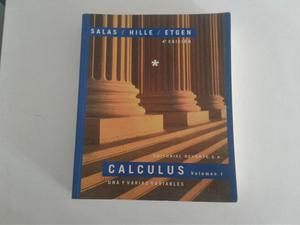 Calculus Volumen I de Salas Hille y Eigen en buen estado