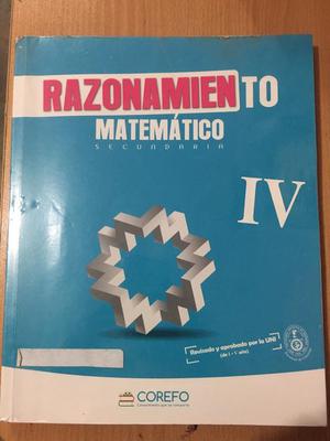 Libro de Razonamiento Matemático 4To Sec
