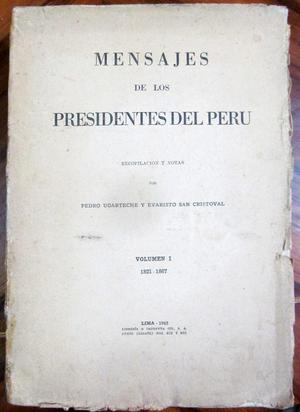 Mensajes de los presidentes del Perú. . Pedro
