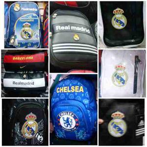 Mochila De Real Madrid Y Chelsea