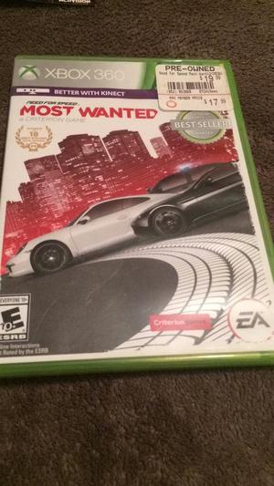 Need For Speed Most Wanted para Xbox 360