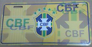 Placa Decorativa Para Auto Cbf