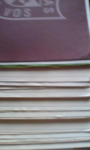 lote 70 Folders usados manila MAterial manualidades d14