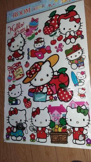 Hello Kitty Stickers decorativo de 80x 45 cm pared