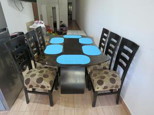 Juego de Comedor 6 Sillas