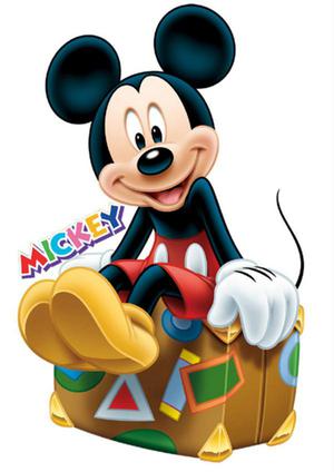Mickey,sirenita tinkerbell decorativos pared,