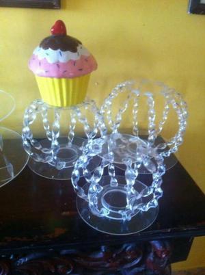 Porta Cupcakes de Acrilico