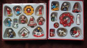 adornos navideños en miniatura 16 soles caja