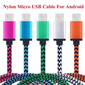 Cable De Datos Usb Nylon V8 Android Colores
