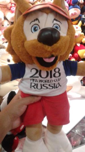 Peluche Mascota del Mundial Rusia  El Lobo Zabivacka