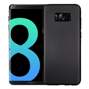 Protector Case Para El Galaxy S8 Plus, color negro y plata