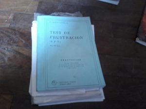 TEST PSICOLOGICO DE FRUSTRACION ROSENBERG