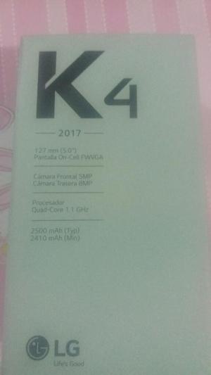 Vendo Lg K4 Nueno Equipo Sellado